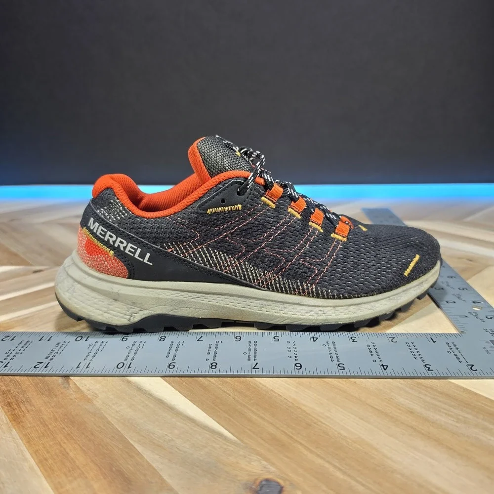 Merrell Fly Strike Shoes Mens Size 8.5 Black Trail Running Sneakers J067377